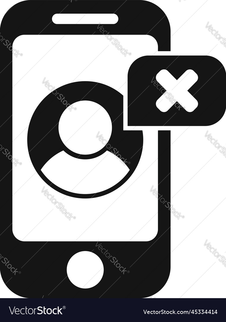Ban Phone Account Icon Simple Delete Royalty Free Vector ban-phone-account-icon-simple-delete-royalty-free-vector
