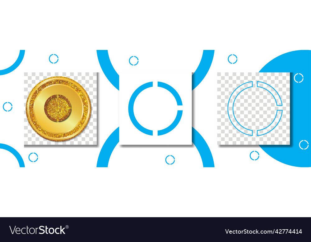 Mnx cryptocurrency icon with three forms golden