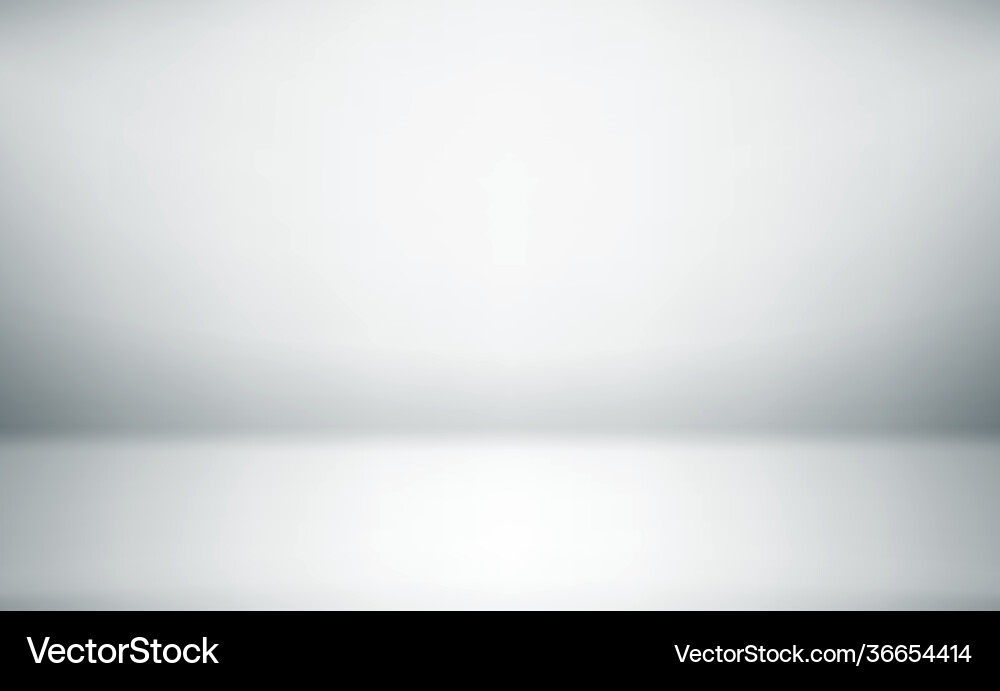 White empty room abstract background horizontal Vector Image