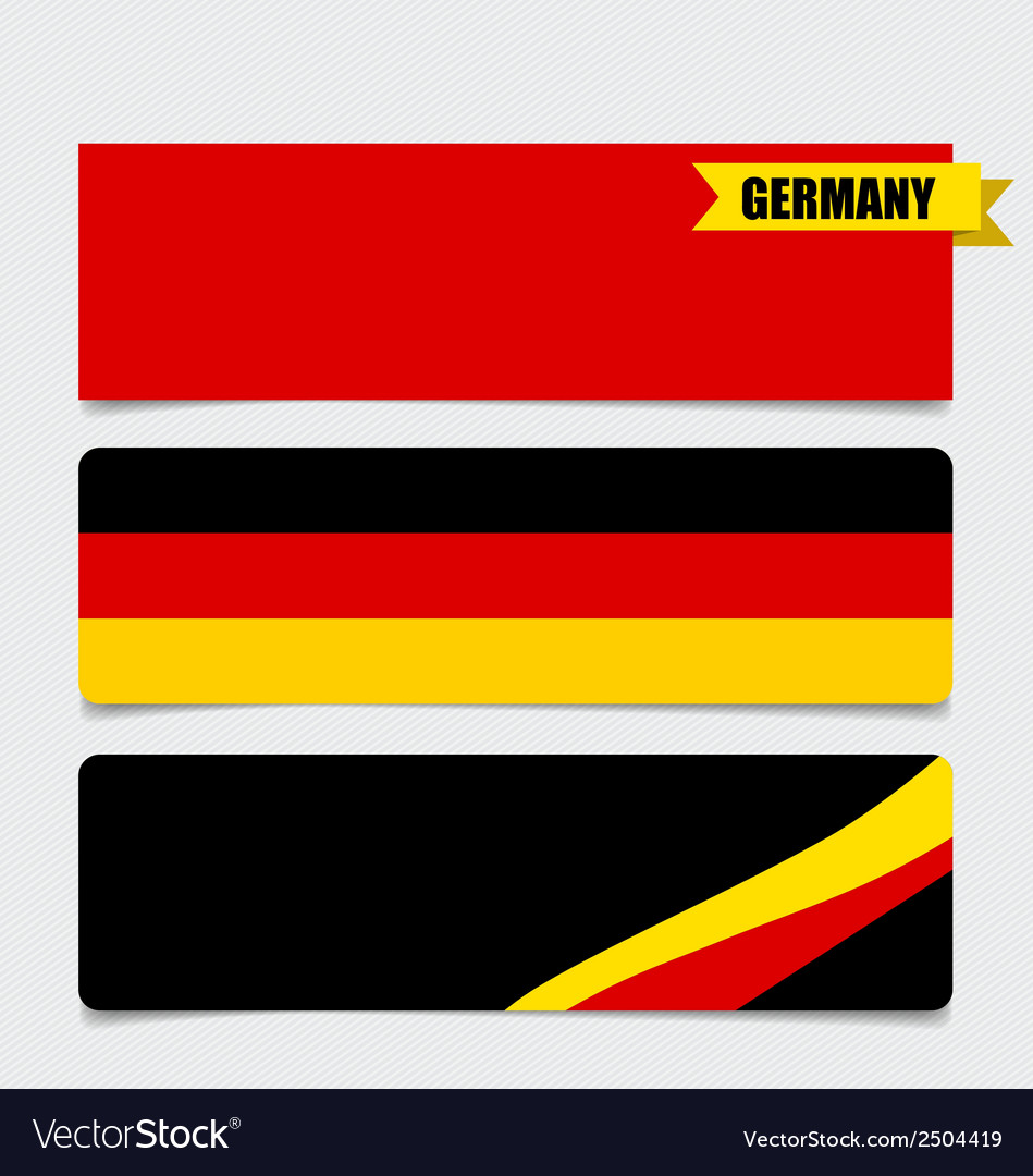 Deutschland Fahnen Konzept Design