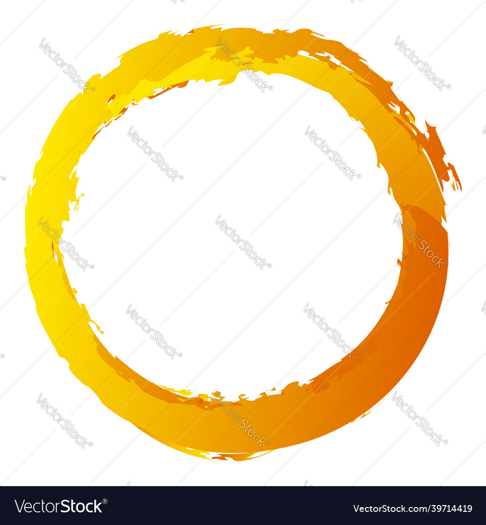 Grungy textured circle element shape circular