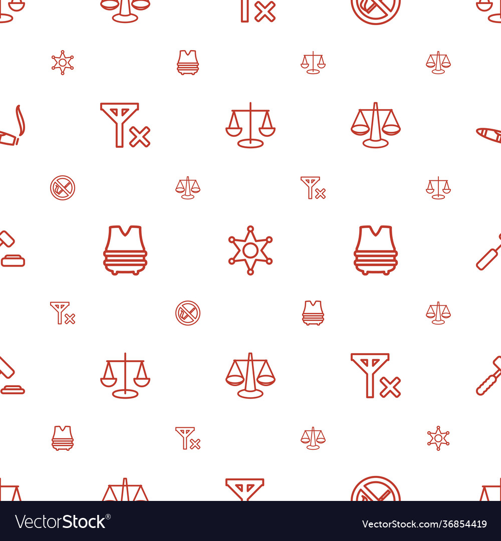 Law icons pattern seamless white background