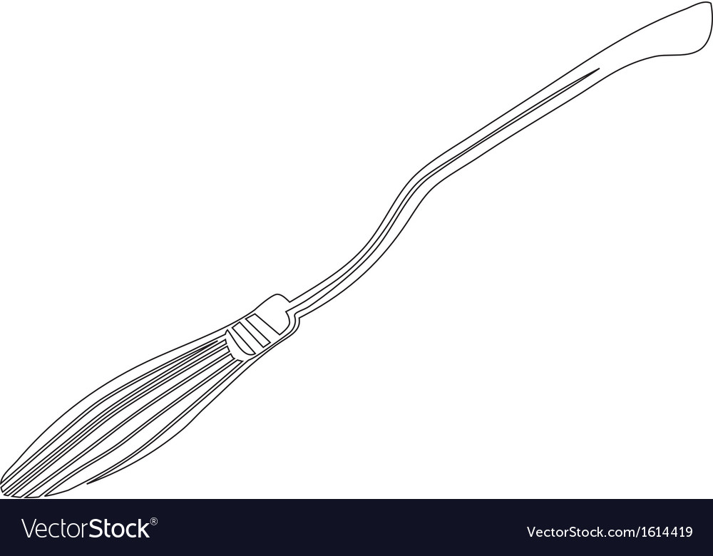 Рисунок метлы из гарри поттера
