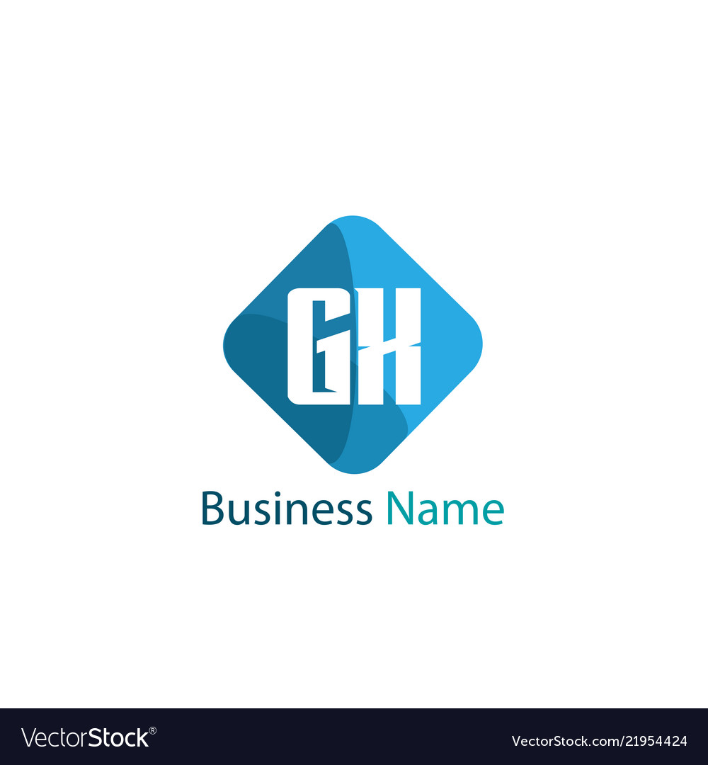 Initial letter gx logo template design