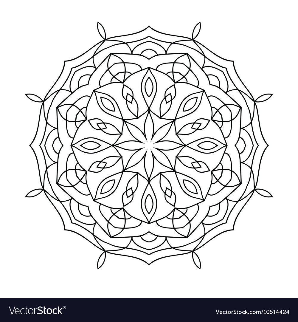 Mandala coloring book for adults