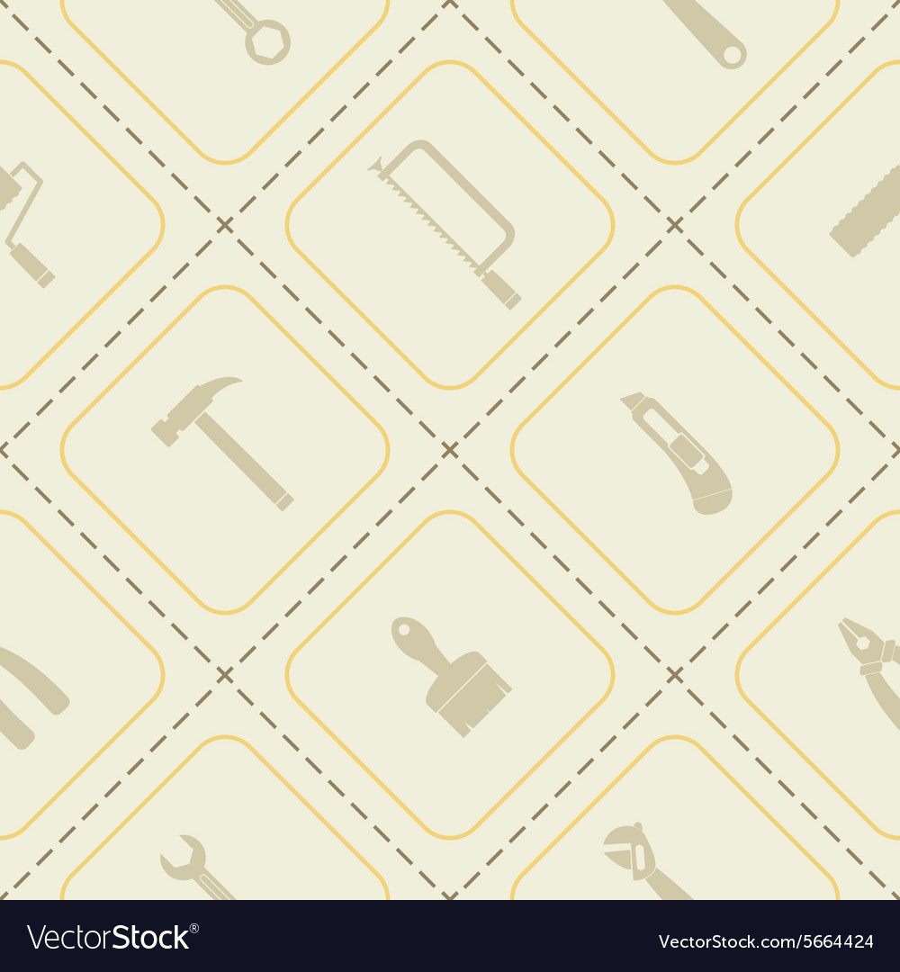 Seamless abstract background with handling tools