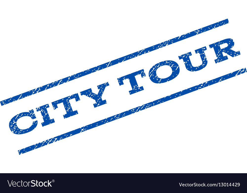 City tour watermark stamp