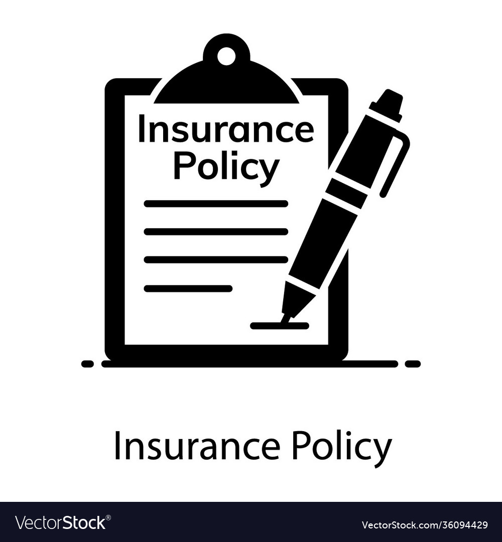 Insurance policy Royalty Free Vector Image - VectorStock