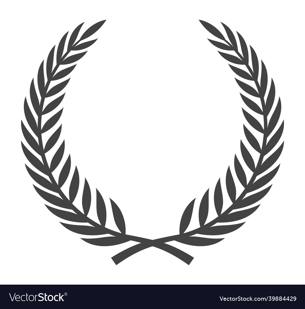 Laurel wreath laureles element victory sign image