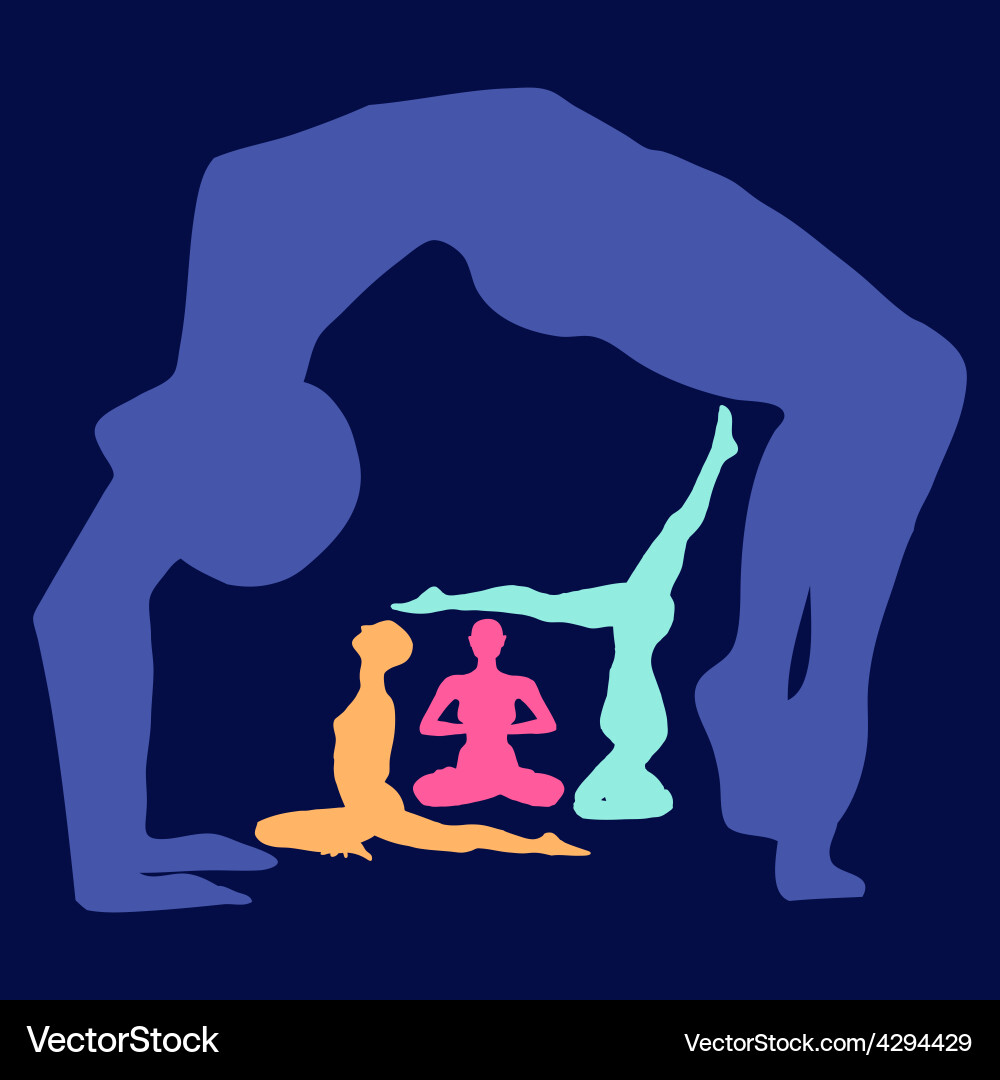 Yoga Royalty Free Vector Image - VectorStock