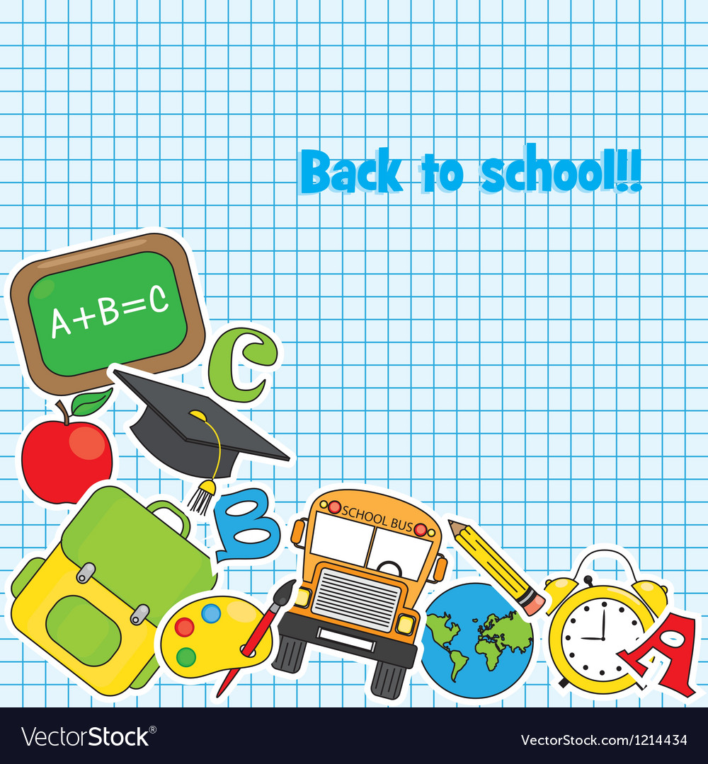 Education and school icon set Royalty Free Vector Image