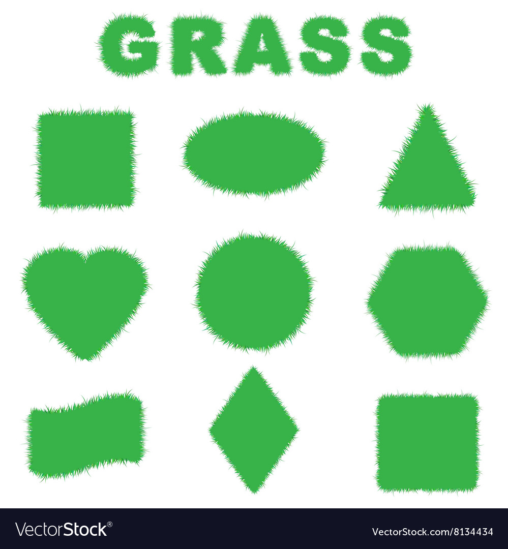 Green grass banners