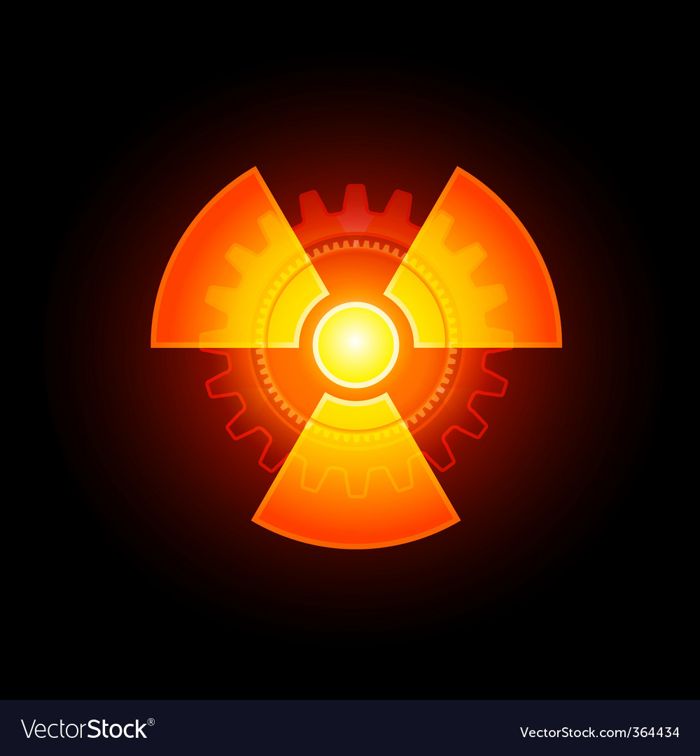 Radioactivity sign Royalty Free Vector Image - VectorStock