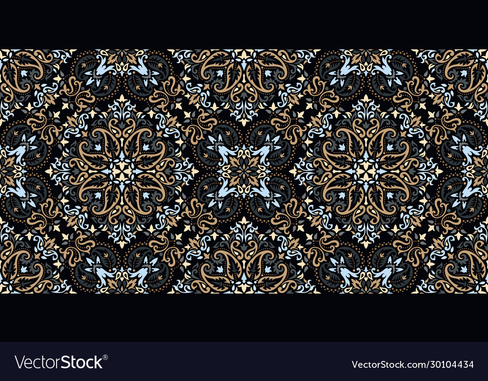 Rectangular seamless bandana print design