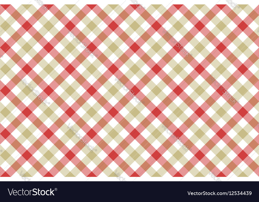 Rot beige überprüfen diagonal Stoff Textur Hintergrund