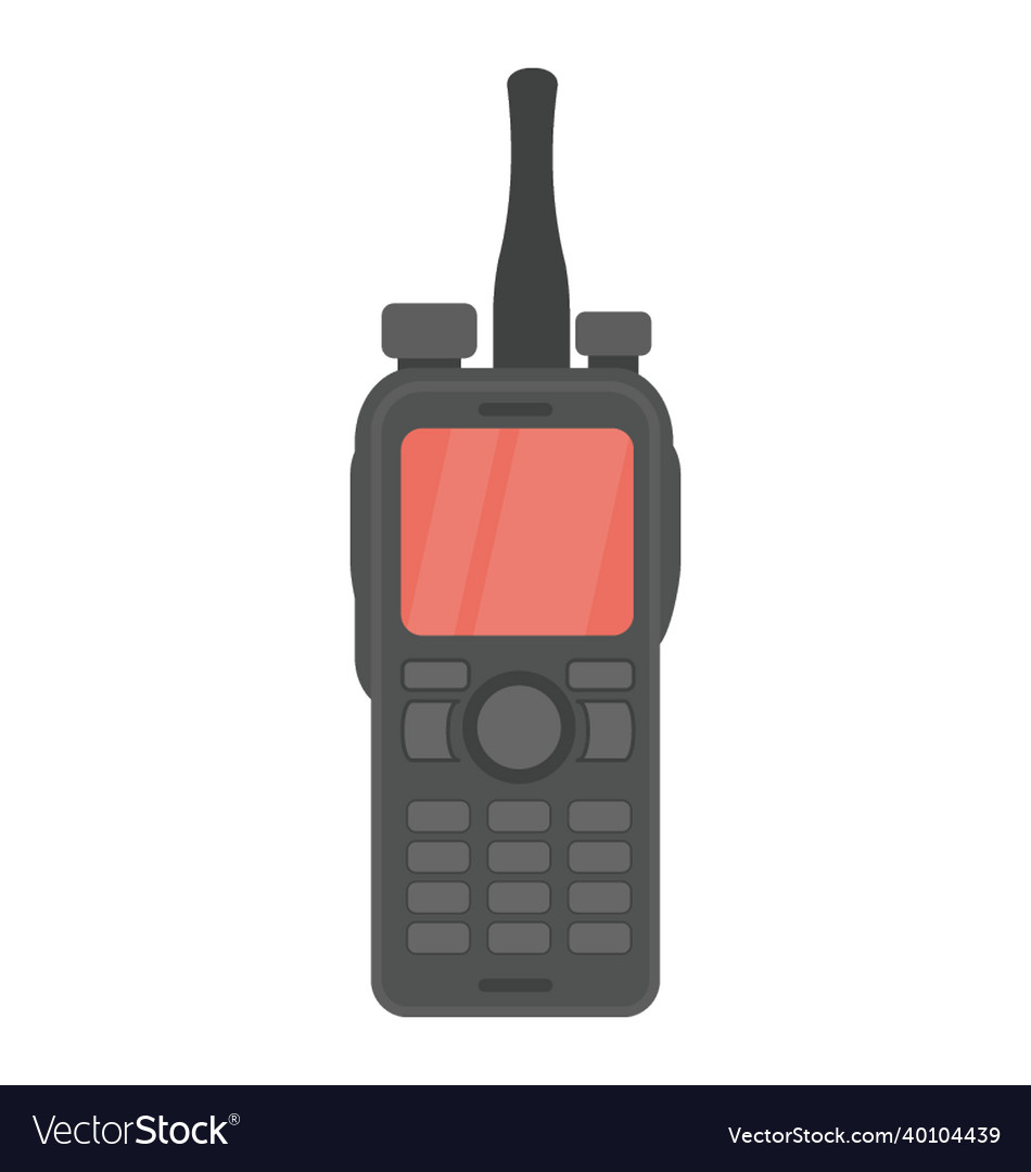 Walkie talkie Royalty Free Vector Image - VectorStock