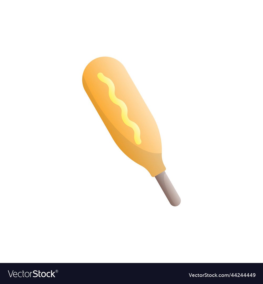 Corn Dog Symbol Design Vorlage