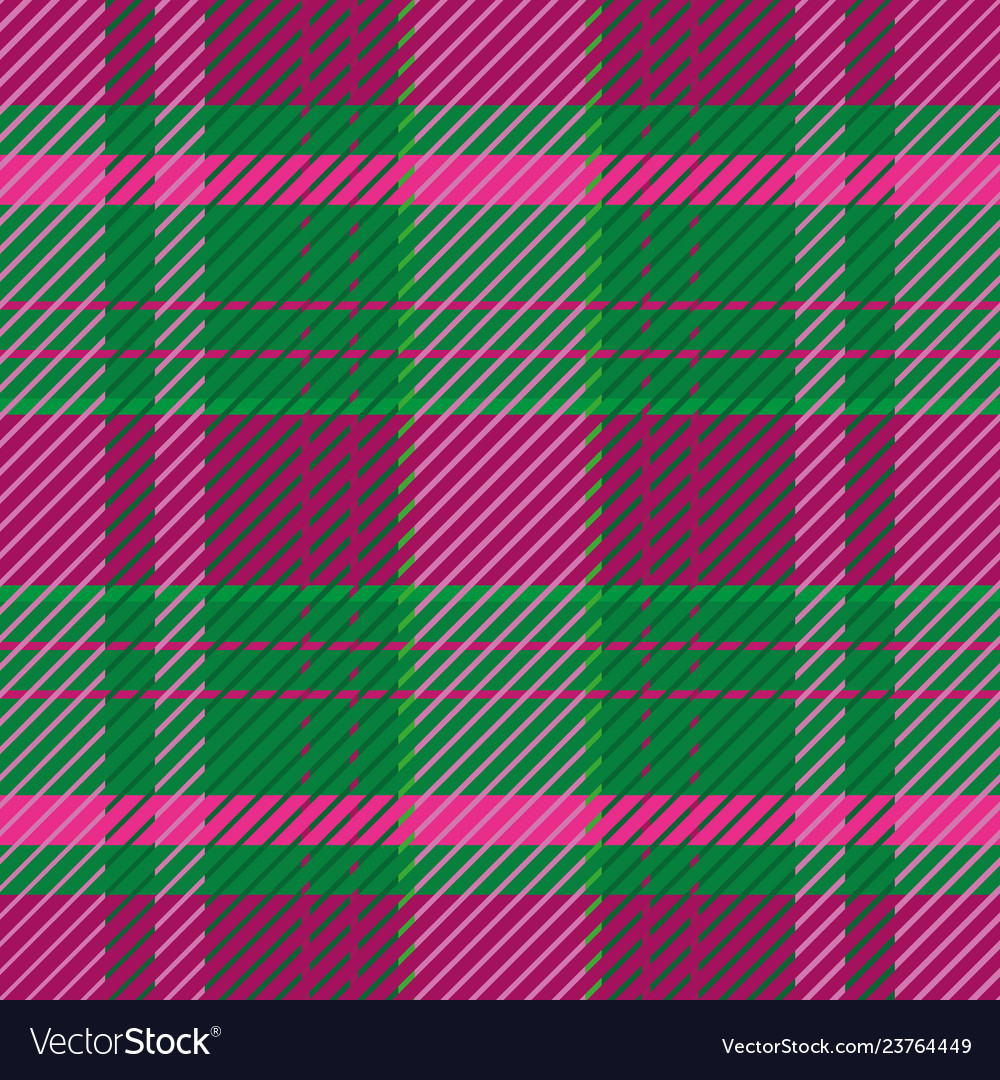 Dark green and purple plaid pattern in summer Vector Image