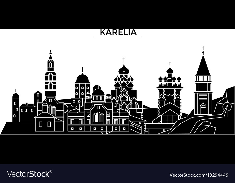 Russia karelia architecture urban skyline