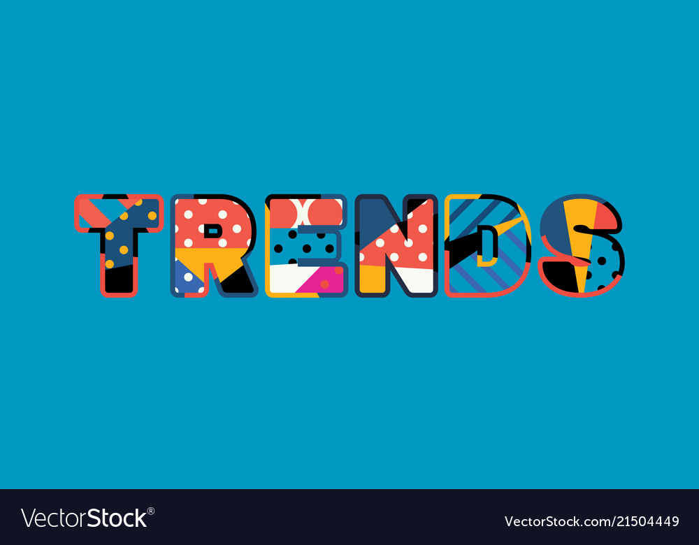 Trends Concept Word Art Royalty Free Vector Image