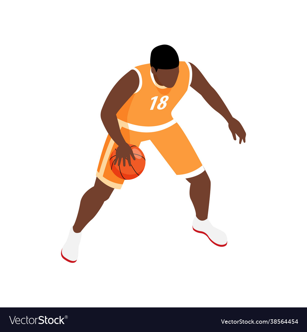 Basketball player Royalty Free Vector Image - VectorStock