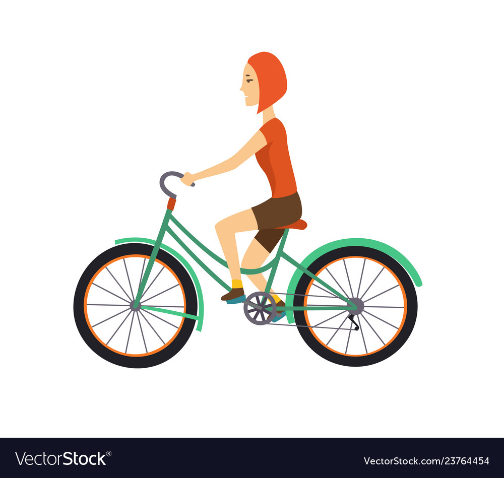 Cool character design on adult young woman Vector Image