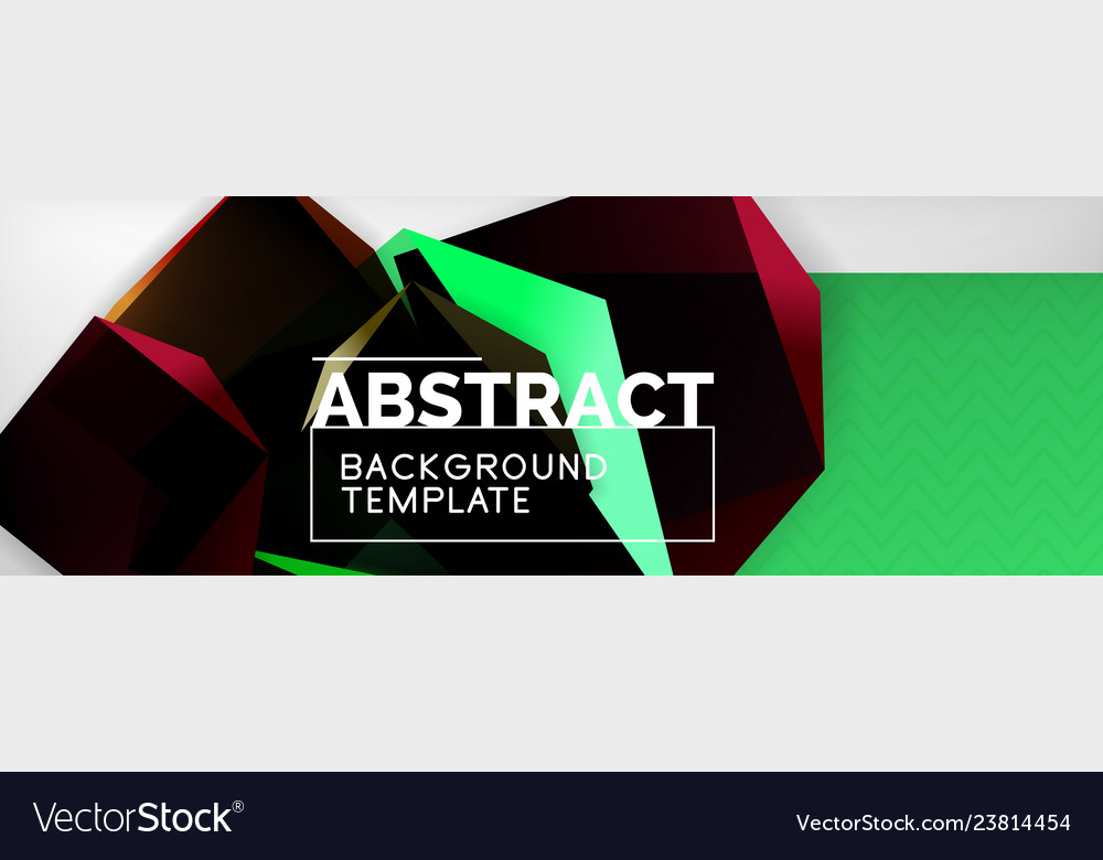 Dark 3d triangular low poly shapes abstract