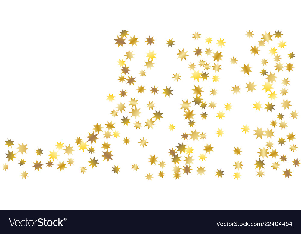 Golden casual confetti background