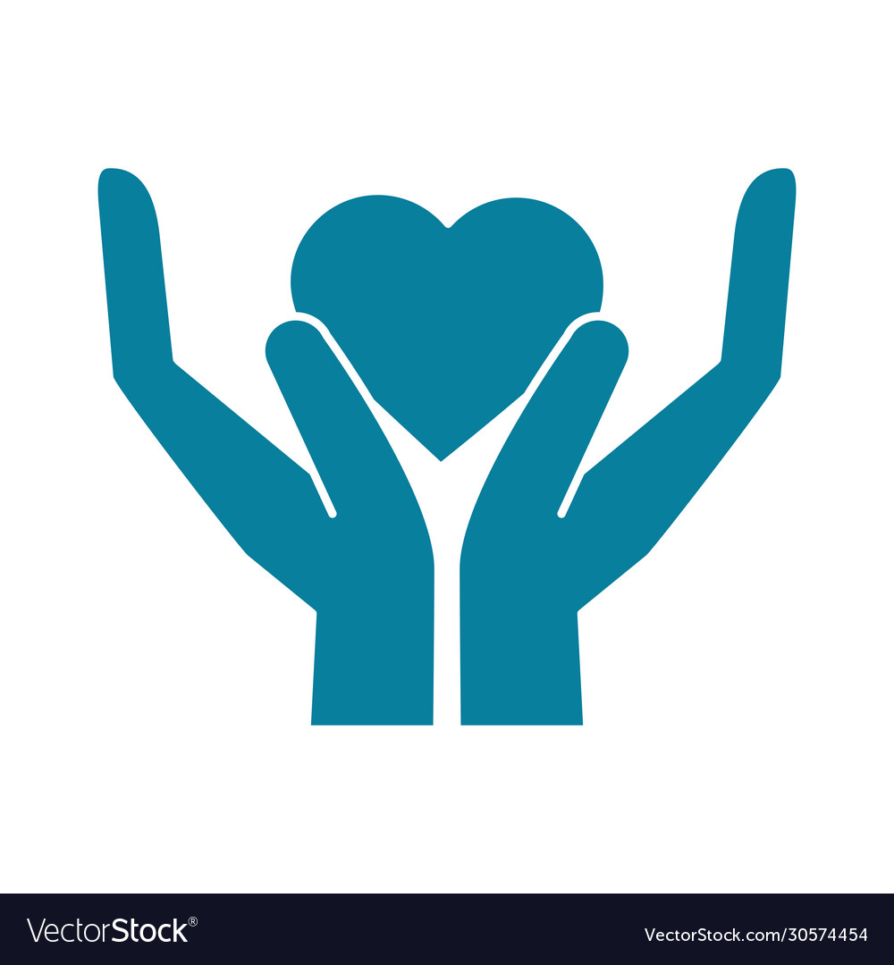 Happy Friendship Day Celebration Hands With Heart Vector Image Happy Friendship Day Celebration Hands With Heart Vector Image