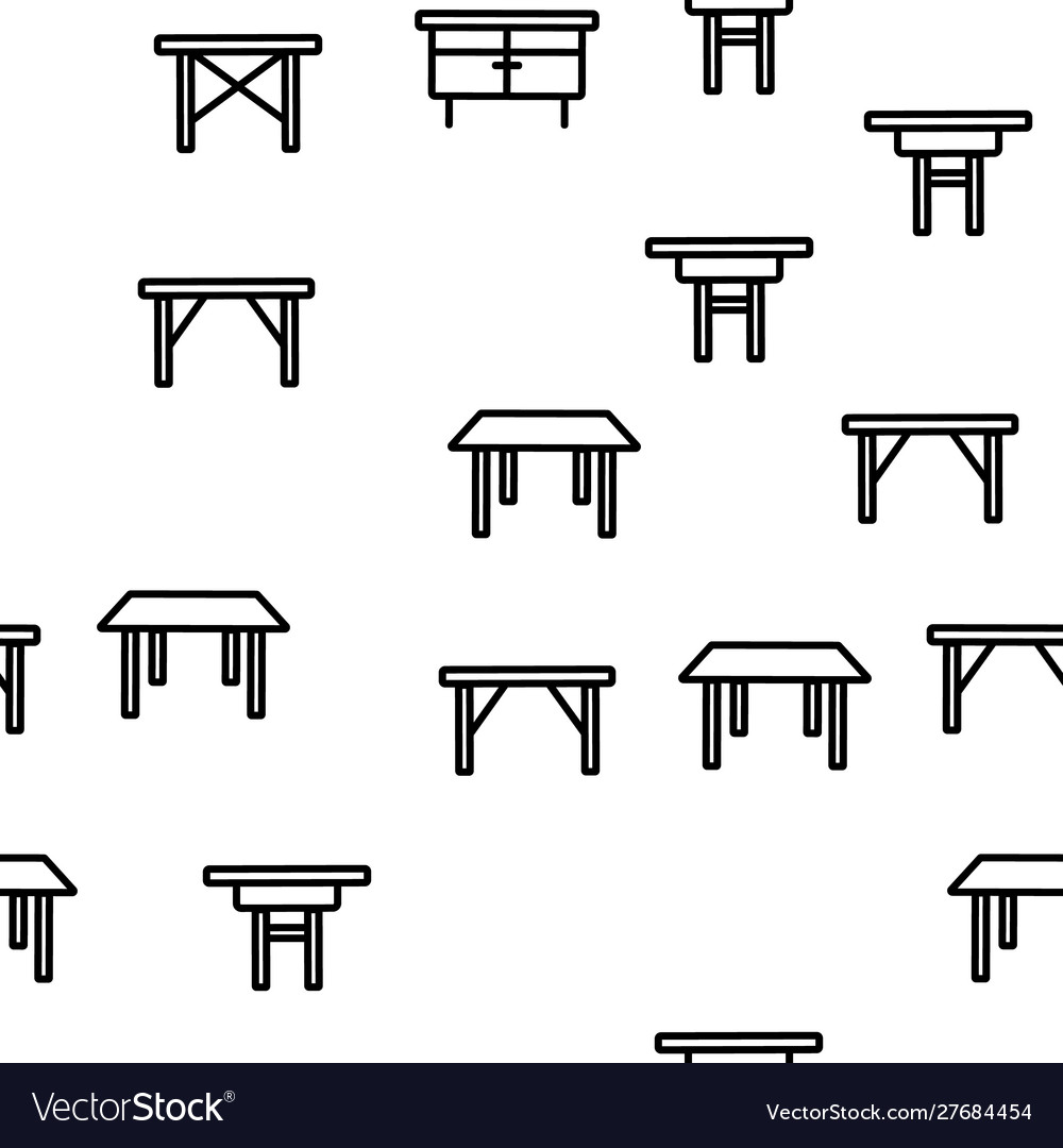 Table desk seamless pattern