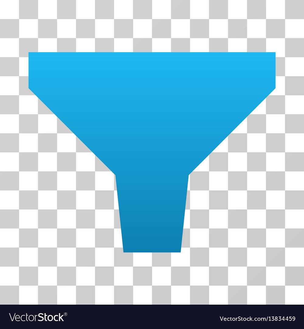 Filter gradient icon Royalty Free Vector Image