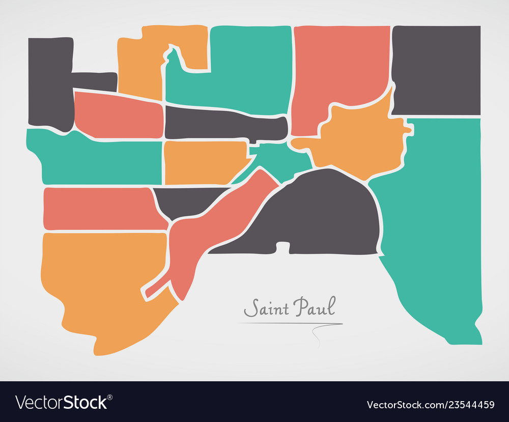 Saint Paul Maps, Minnesota, U.S.