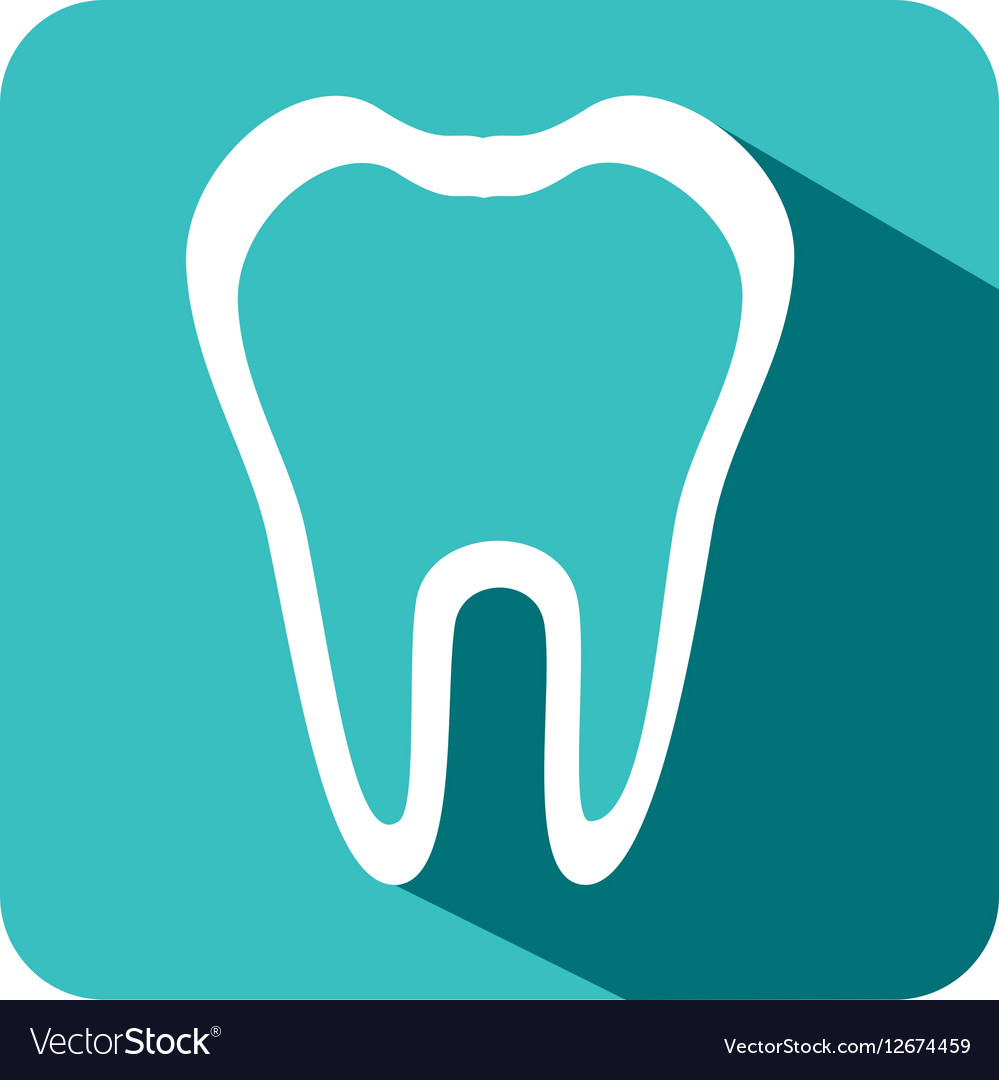 Teeth dental care isolated icon