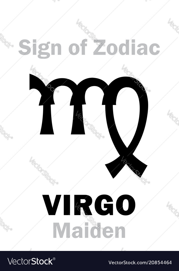 Astrology sign of zodiac virgo the maiden