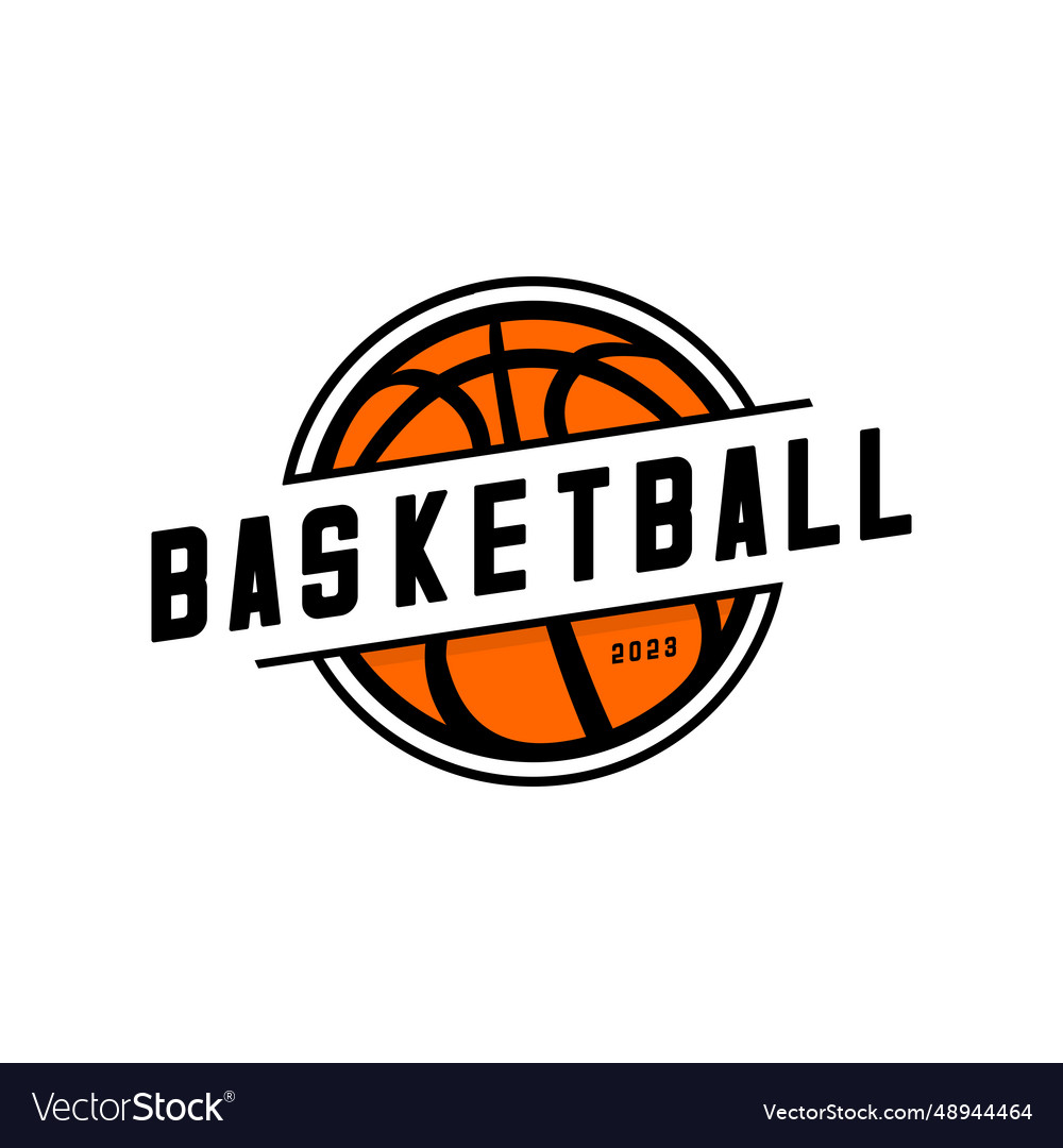 Basketball vintage Royalty Free Vector Image - VectorStock