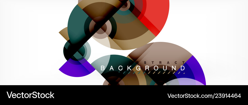 Circular abstract background Royalty Free Vector Image