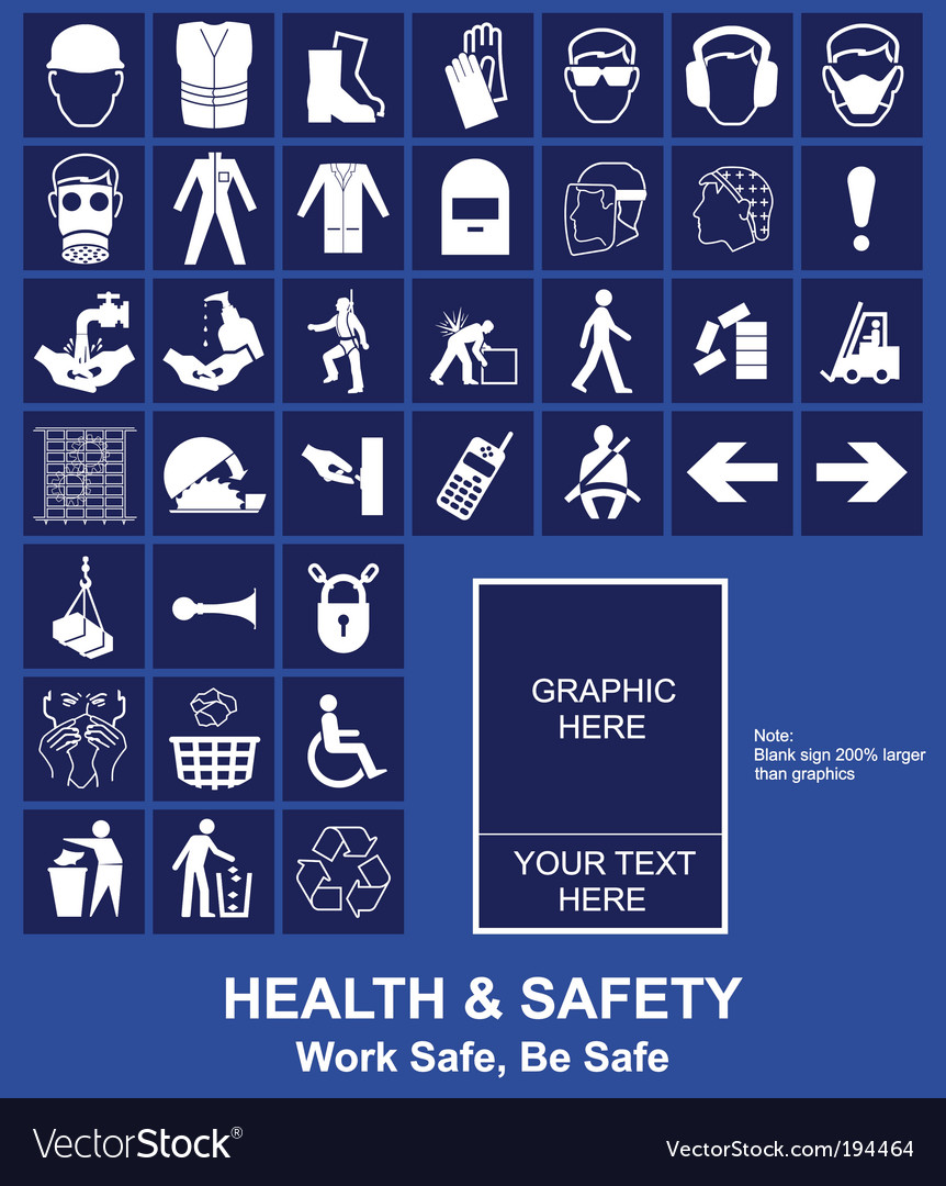 Health safety Royalty Free Vector Image - VectorStock