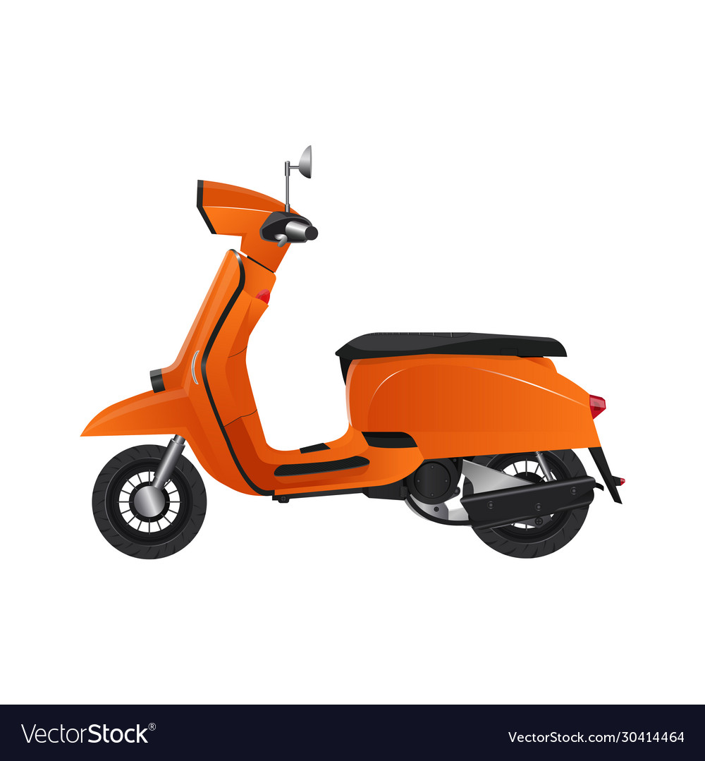 Motor scooter Royalty Free Vector Image - VectorStock