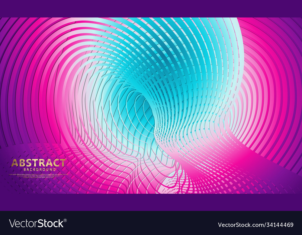 Abstract flow lines background with elegant Vector Image