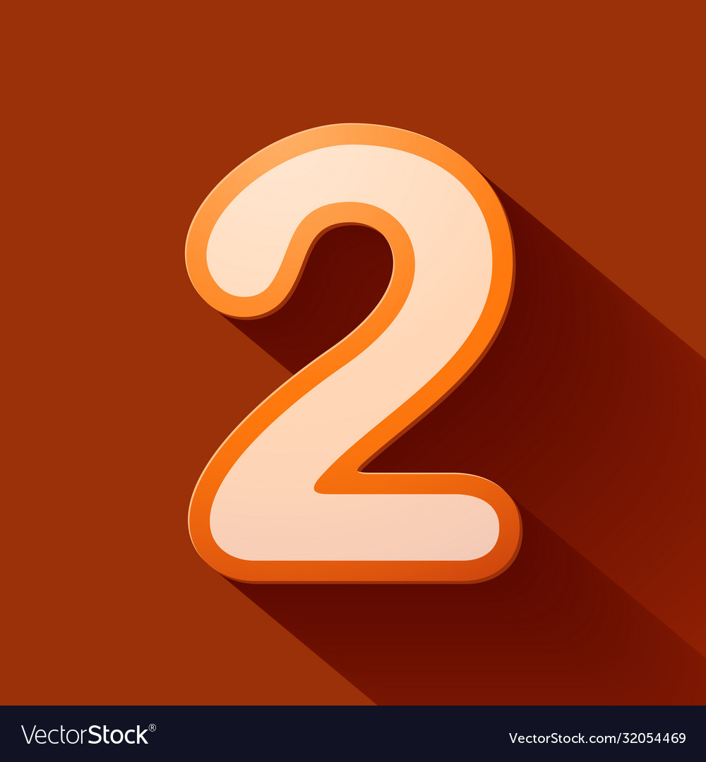 Volume icons number two Royalty Free Vector Image