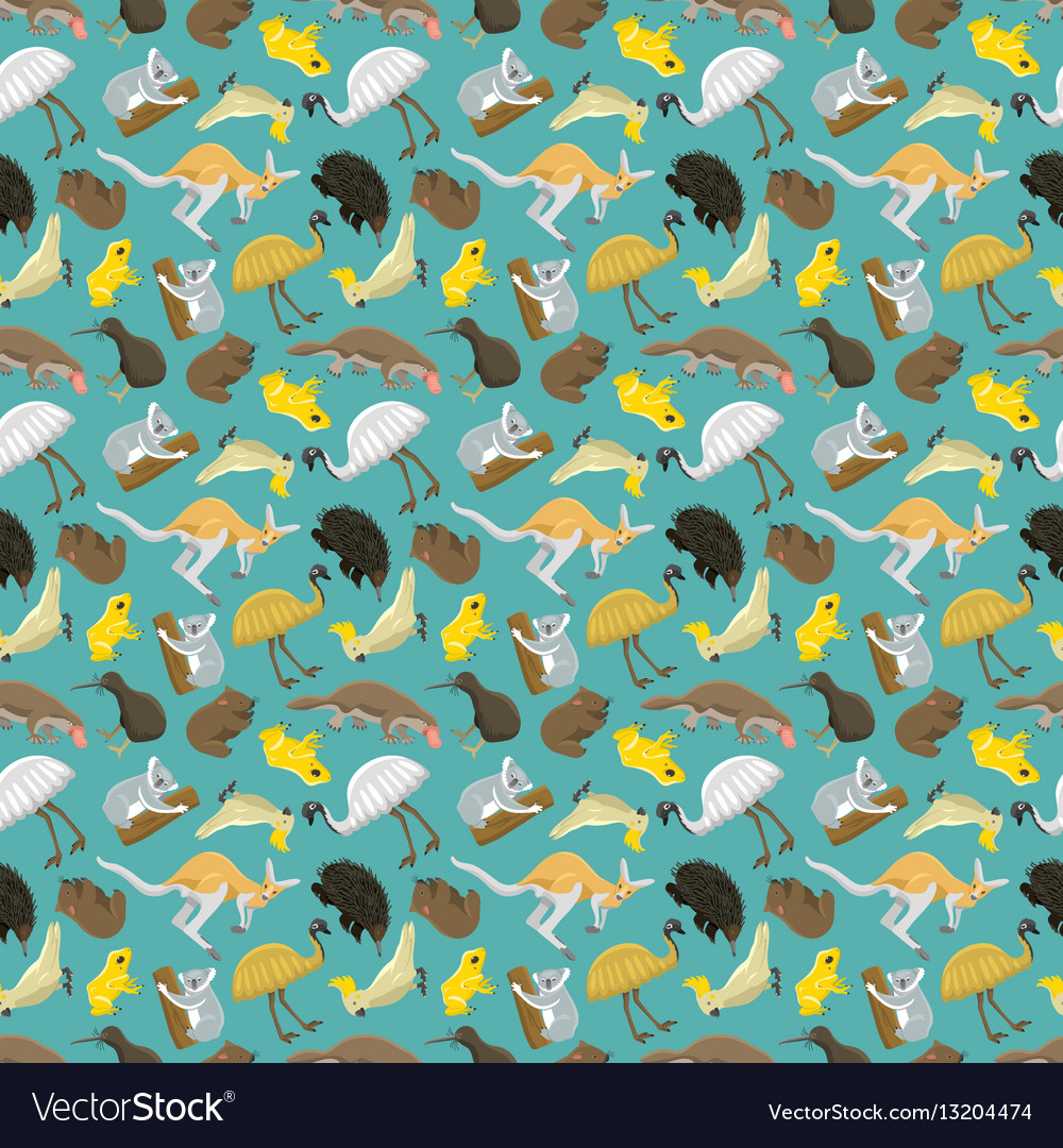 Australian seamless pattern