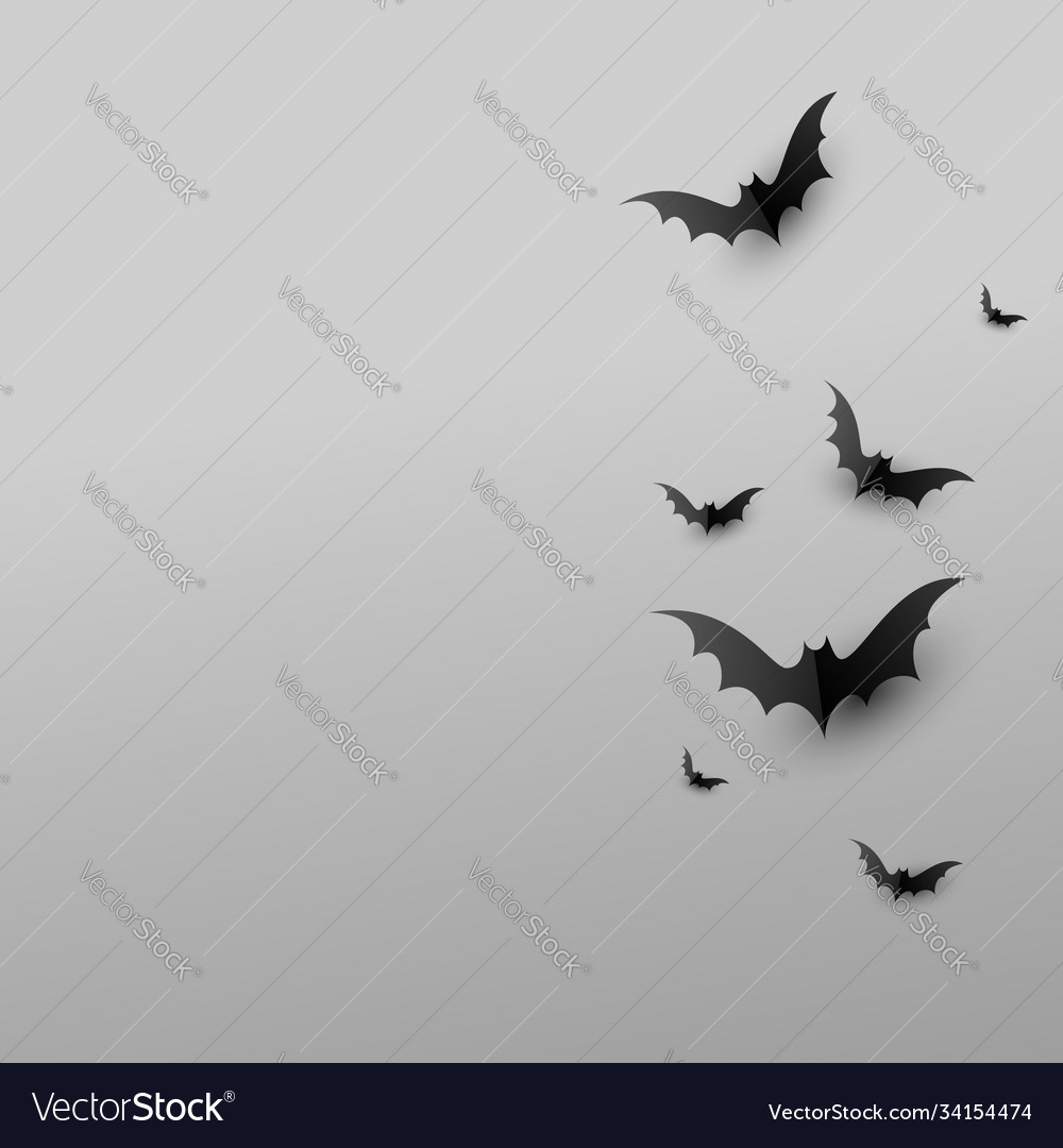 Minimal creative background with paper scary Vector Image