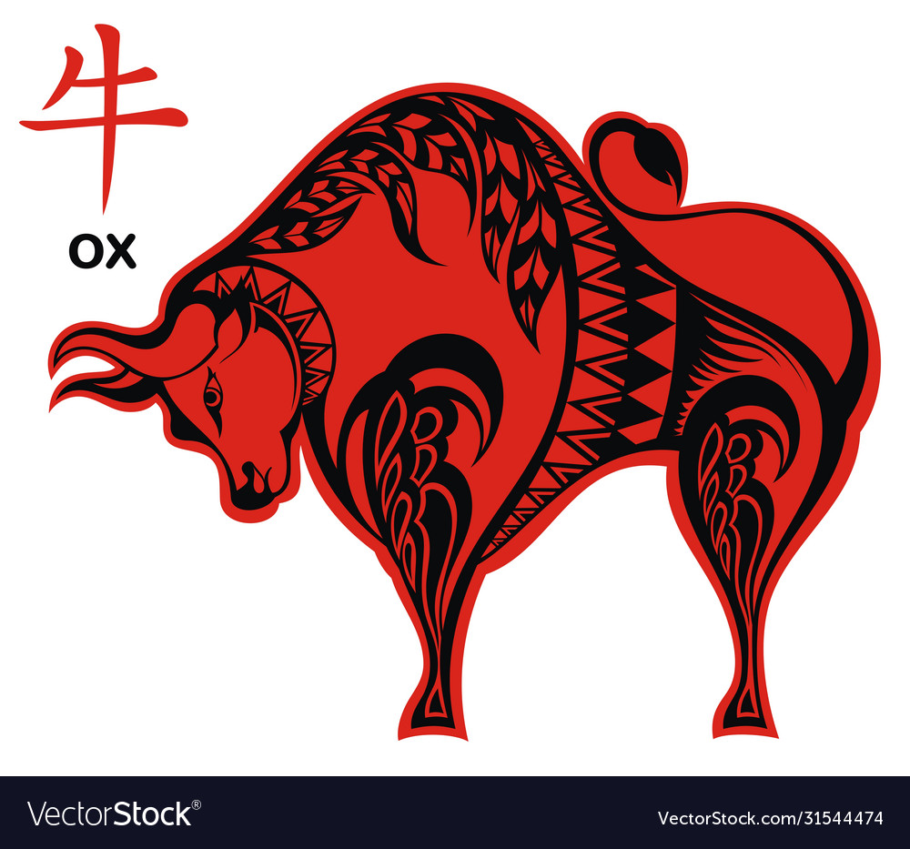 New year 2021 ox