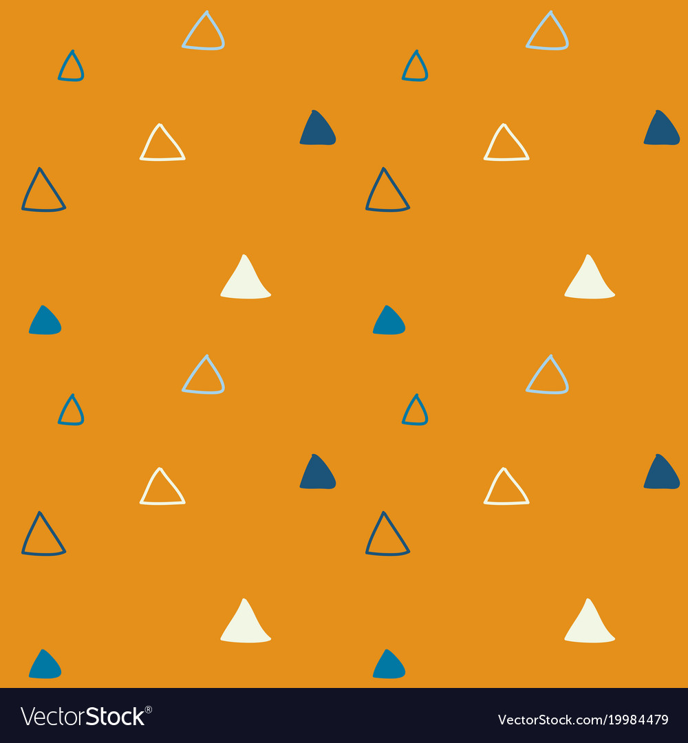 Kids triangular seamless pattern