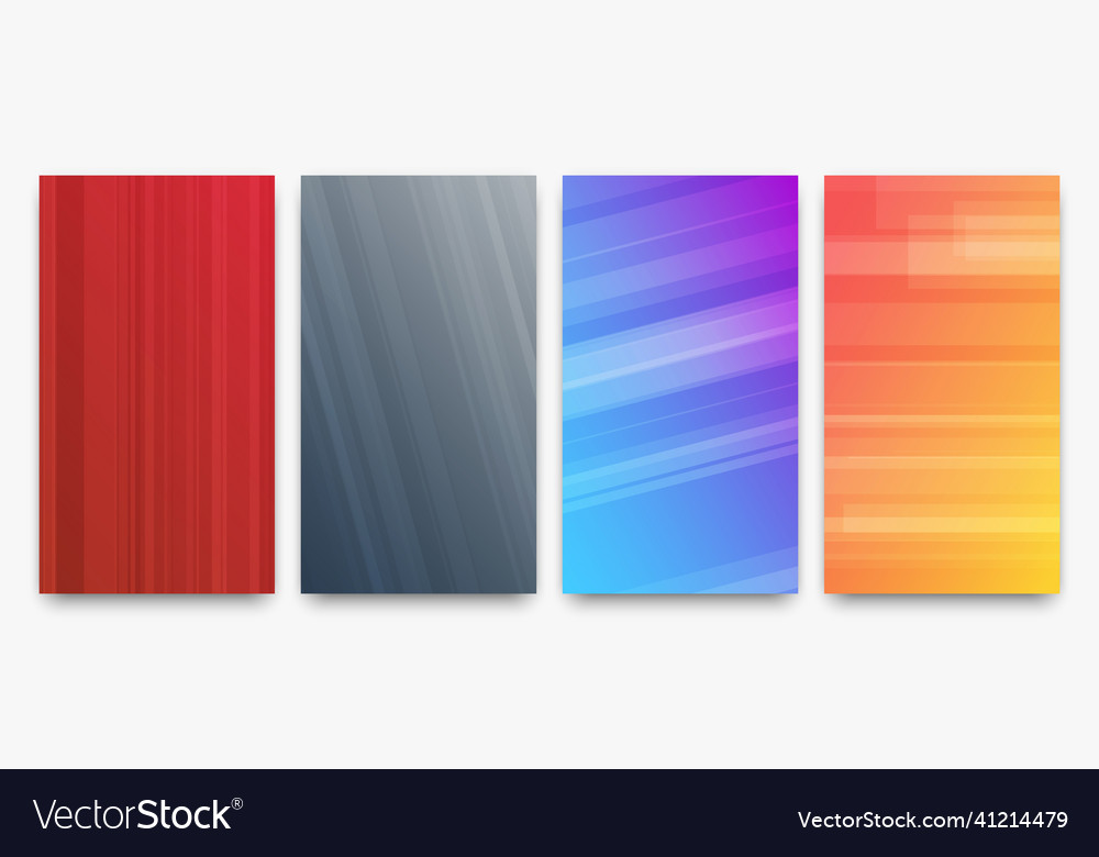Modern colorful gradient background with lines vector image Modern colorful gradient background with lines