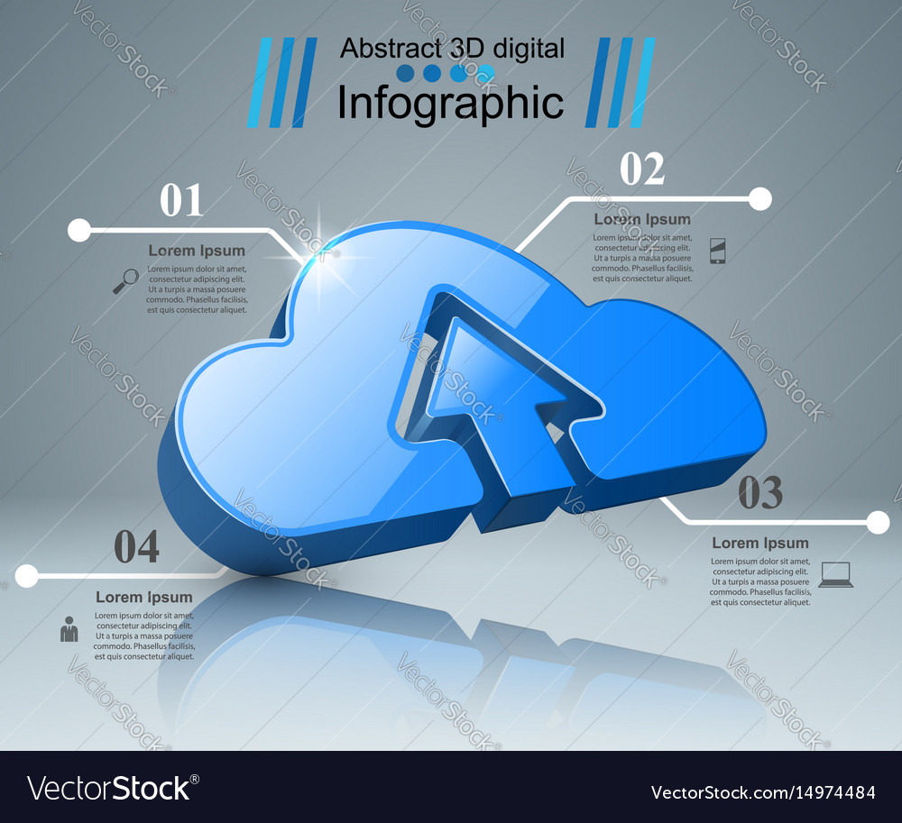 Business Infografiken origami style