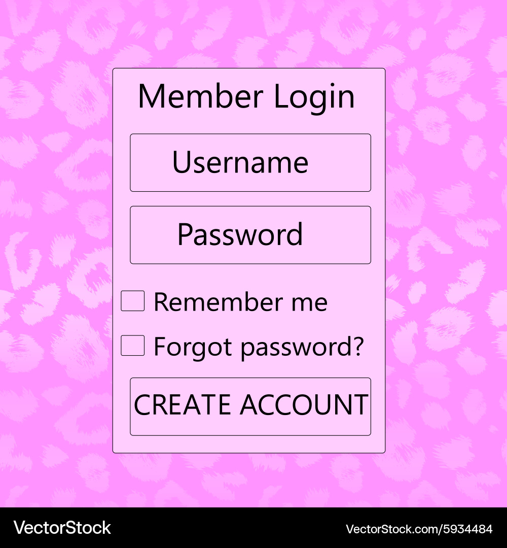 Mobile universal ui kit form interface Royalty Free Vector