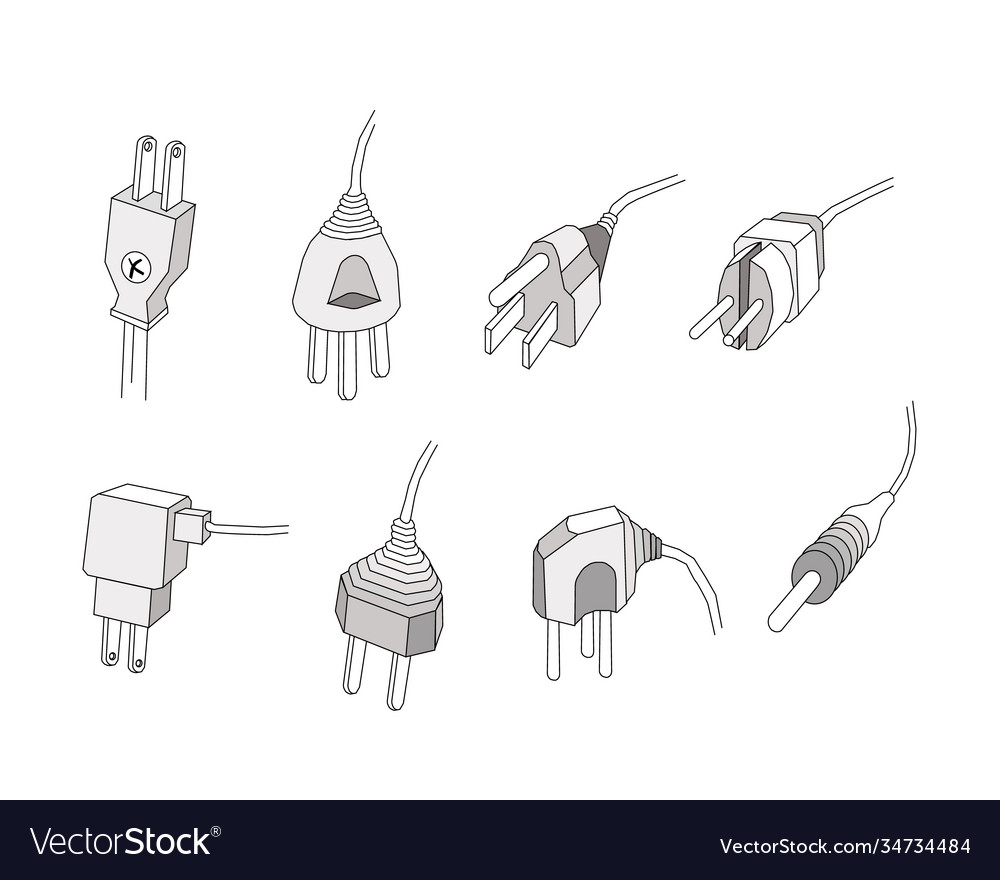 Set power plugs or electric