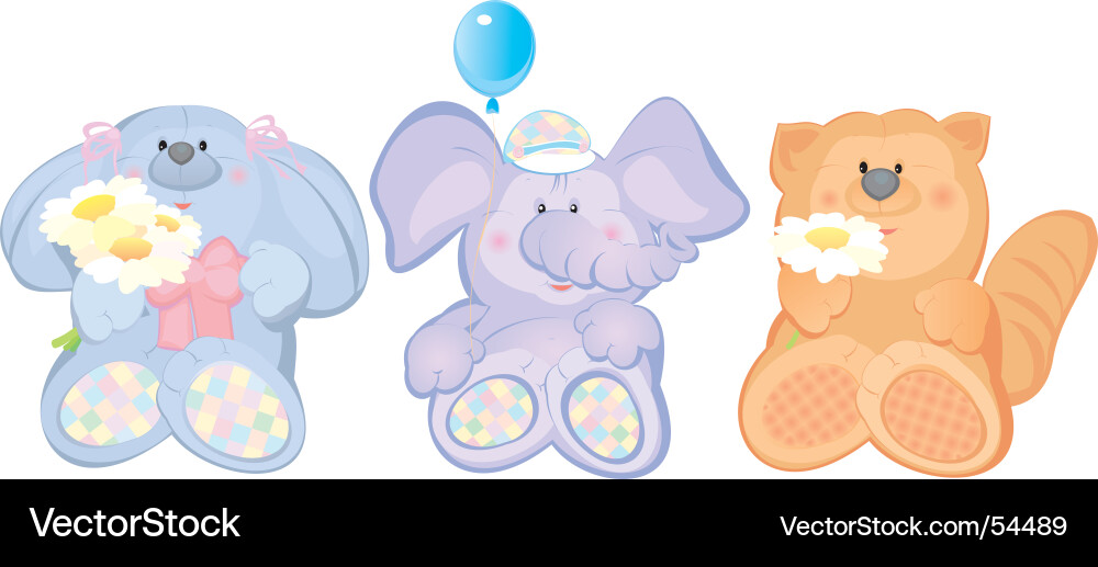 Cute animals Royalty Free Vector Image - VectorStock