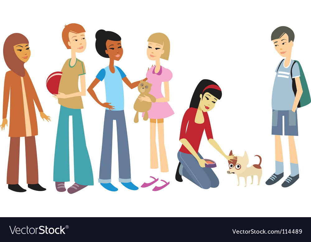 Download Friends Royalty Free Vector Image - VectorStock